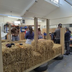 Straw Bale Mini Build!