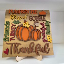 Thanksgiving Plaque DIY Painting Workshop