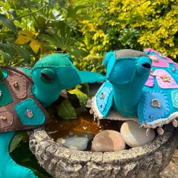 3 week felt embellished turtle workshop