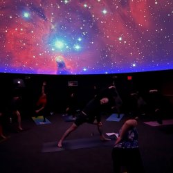 Yoga Under the Stars at the Shiras Planetarium