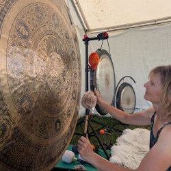 Sound Journey with Trudie, Handpan player and Gong practitioner South Bookham Space
