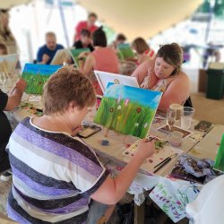 Prosecco & Paint - Autumnal Art