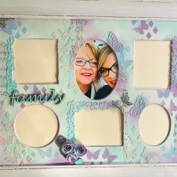 Mixed media frame
