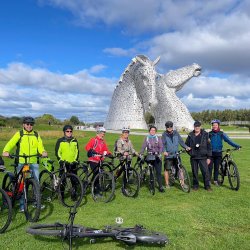 Sunday Social – Kelpies to Charlestown (part of the Inner Forth Cycle Route)