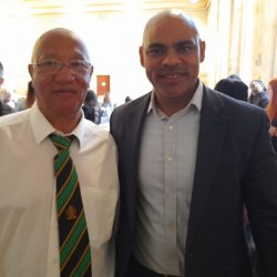 Steve Stephenson with past Bristol City Mayor Marvyn Rees