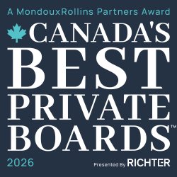 Canada's Best Private Boards 2026 logo