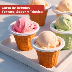 Curso de helados: Textura, Sabor y Técnica