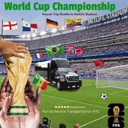 ⚽️WORLD CUP CHAMPIONSHIP GAME🏆Times Square Shuttle to MetLife Stadium