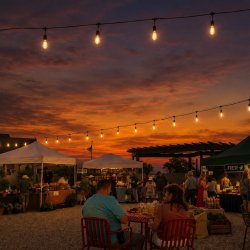 🌻summer night market 🛍️🍻
