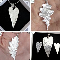 Silver Clay Hammered Necklace Workshop