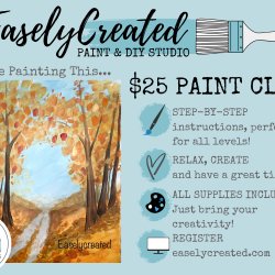 THRIFTY TUESDAY $25 Paint Night "Autumn Walk"
