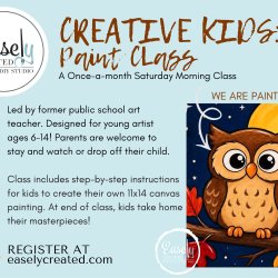 CREATIVE KIDS Paint Class Ages 6-14