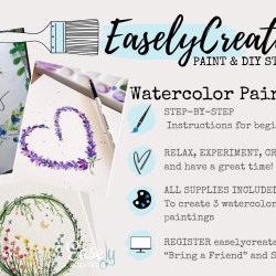 Watercolor for Beginners "Floral Wreaths"