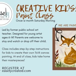CREATIVE KIDS Paint Class Ages 6-14