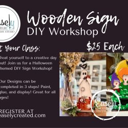 DIY Halloween Sign Workshop