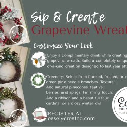 Sip & Create: Grapevive Wreath Workshop