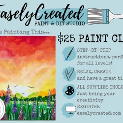 THRIFTY TUESDAY $25 Paint Night "Autumn Rainbow""