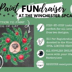 FUNdraiser Paint Class for the Winchester SPCA AT 111 Featherbed Lane WINCHESTER SPCA