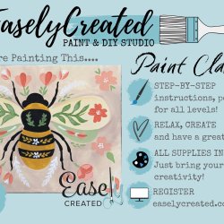 Savings Saturday  $25 Paint Class "Bee"