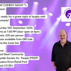 Deaf Comedy Night with Gavin