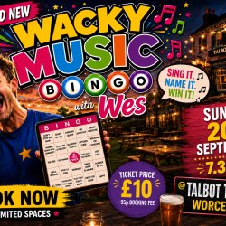 WACKY BINGO WITH WES @ TALBOT TYTHING