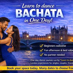 Learn Bachata in one day experience in London (includes FREE food)