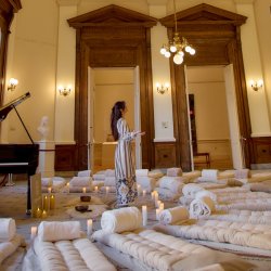 Lie Down and Listen, Angels, The Refectory, Chelsea Square, New York, NY, U.S