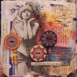 Layered Art Journal Page