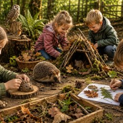 Hedgehog and Woodland Friends