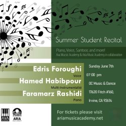 Summer Voice Student Recital- AVA Academy