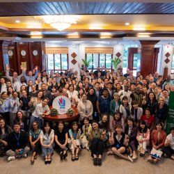 Group photo of delegates gathered at IVCO 2025 in Cambodia