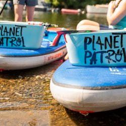 Paddleboarding Clean-Up - Firhill Basin, Glasgow