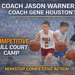 Competitve Basketball Camp Flyer Coach Warner
