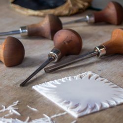 Autumnal Lino Printed Garland Making Workshop