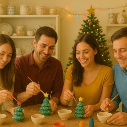 Sip & Paint - Christmas Ceramic Painting evening at The Beer Bohm