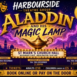Harbourside Theatre Group 2026 Pantomime Aladdin and his Magic Lamp