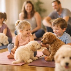 Pawty Yoga | Puppy Yoga in Memorial — Aug 8 & 9