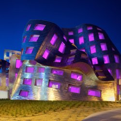 Frank Gehry-designed Keep Memory Alive Event Center, the venue for Vegas Fashion Week® 2026.