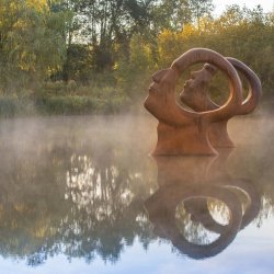 Sculpture by the Lakes Garden Entry