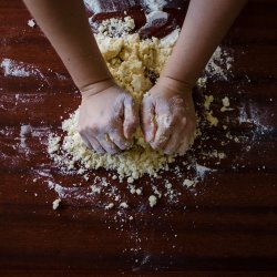 Kneading dough