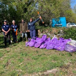 Blagdon's meadow litter survey and coastal clean