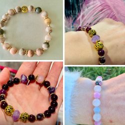 Natural stone bracelet making workshop