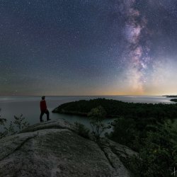 Milky Way over Lake Superior