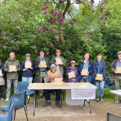 Stone carving with Andrew Ziminski at Frome Festival.