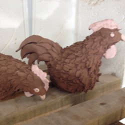 Funky Chickens; pottery workshop