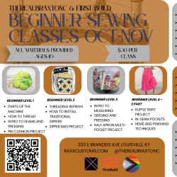 Beginner Sewing - Friday Level 4A