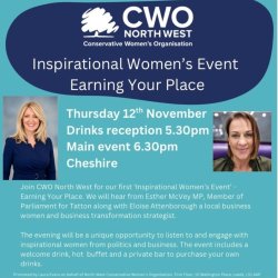 Inspirational Women's Event - Earning Your Place