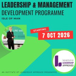 Title and date of Leadership and Management Development Programme. Advertising next cohort starts 8 October 2024.