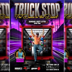 TRUCK STOP IN THE DESERT
