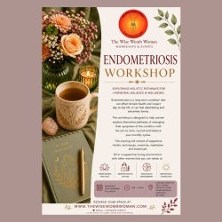 Fertility Workshop poster for The Wise Womb Woman